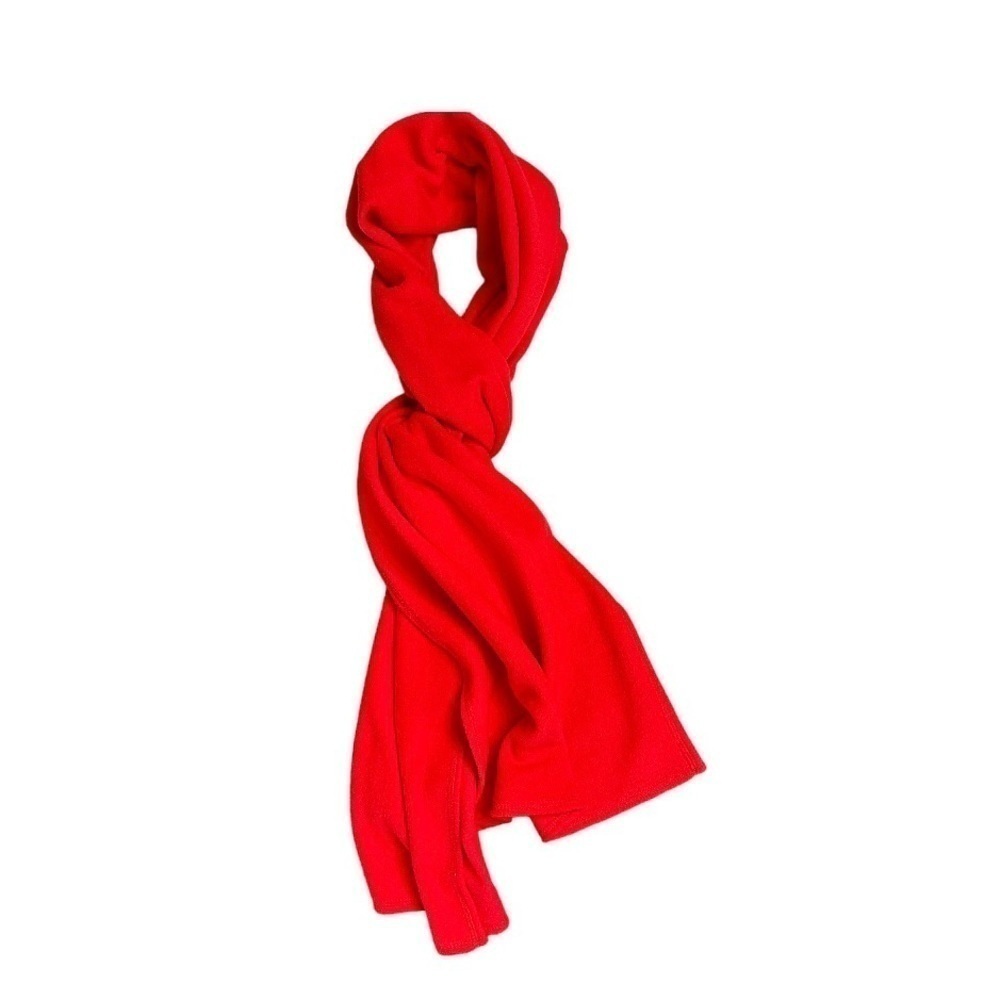 CUDDL DUDS,WOMENS, RED SCARF. ULTRASOFT FABRIC. 94%POLYESTER, 6%SPANDEX, SIZE XL